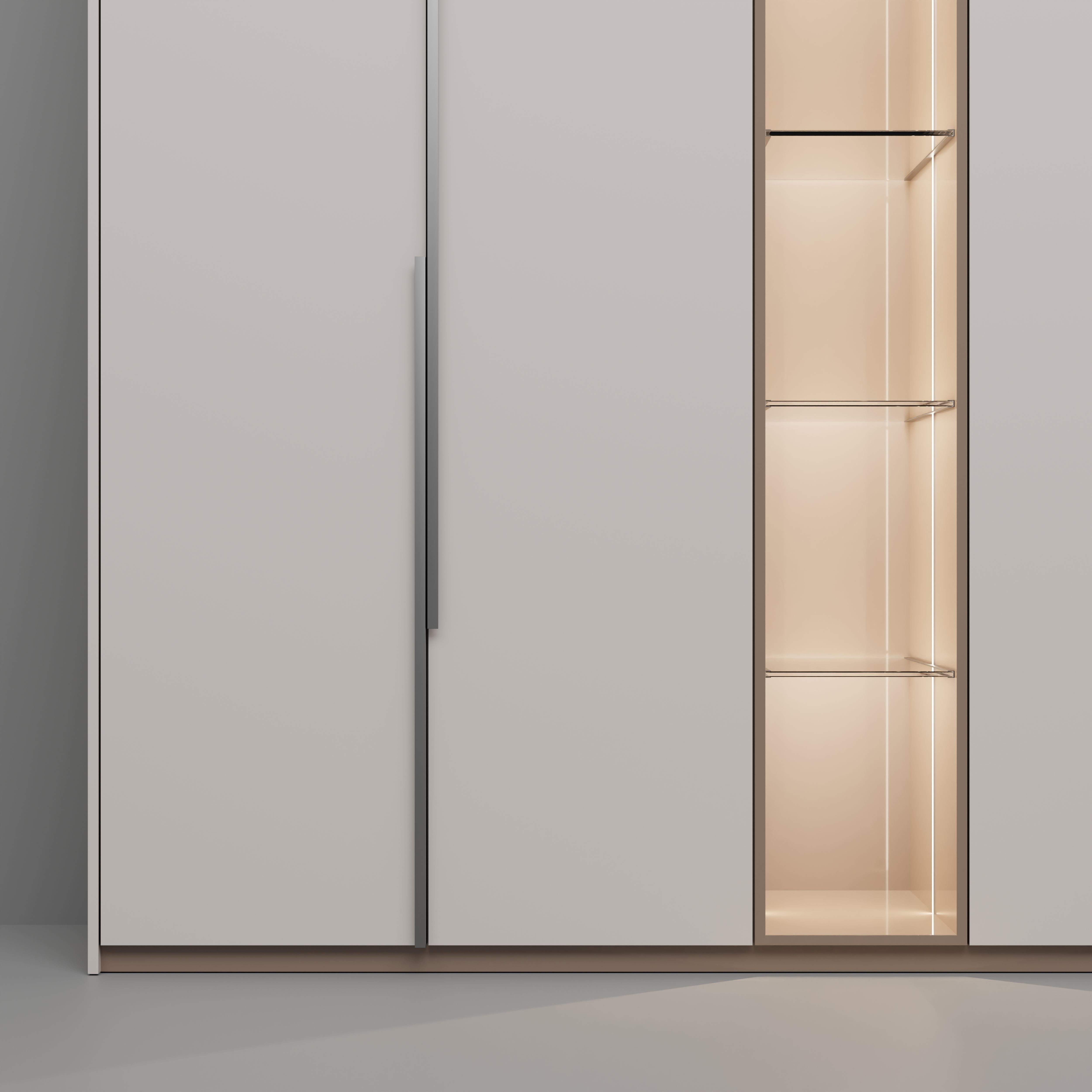 Modern Closet V4 3D model_1