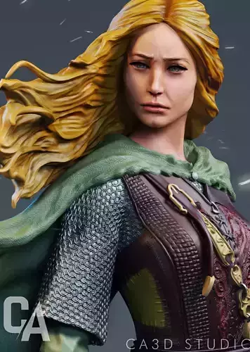Eowyn - LOTR -  3D Print 3D print model