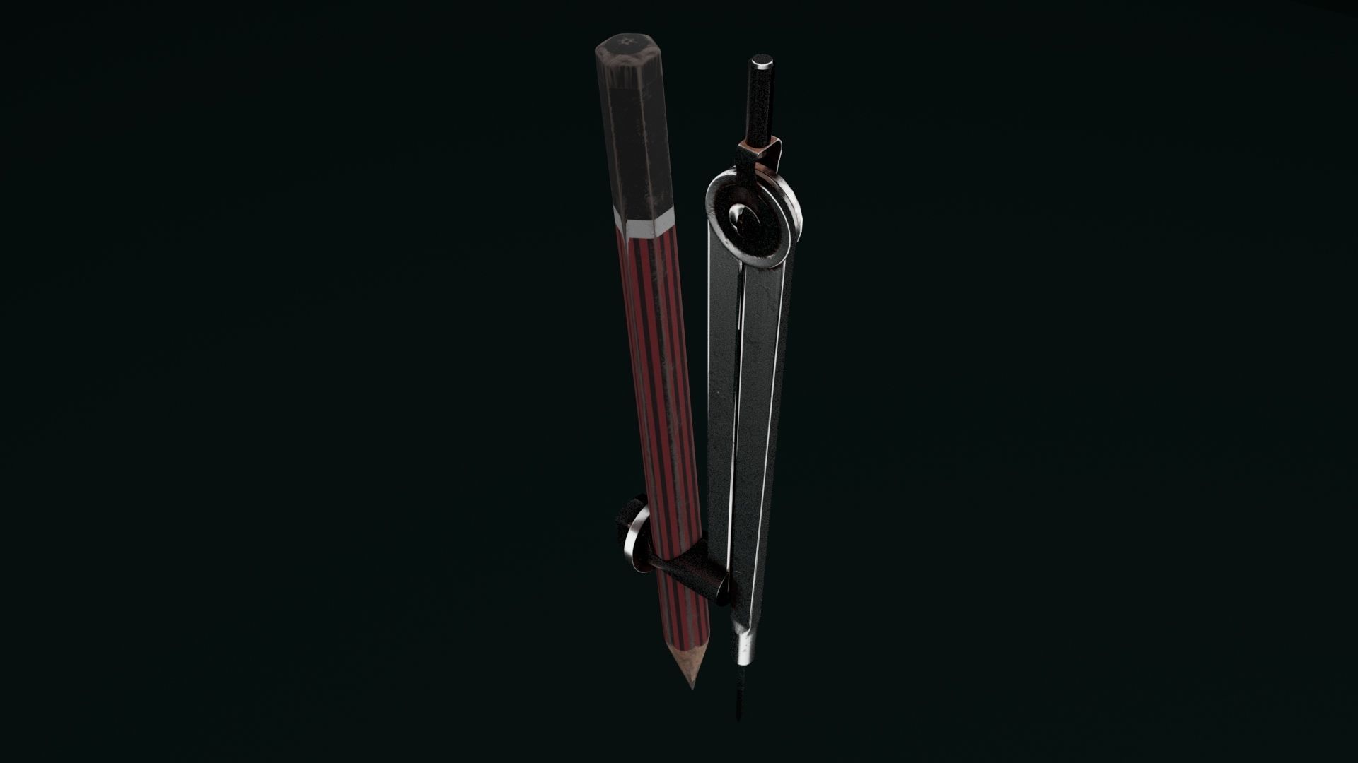 Self Centered Compass 3D model_3