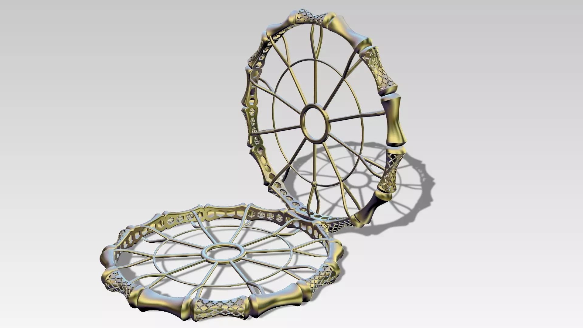 Fusion bangle code 705 in 4 sizes 3D print model