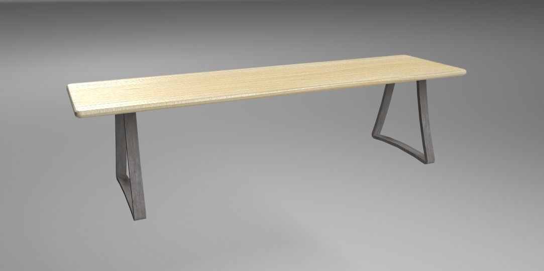 Chair LowPolygon Low-poly 3D model_1