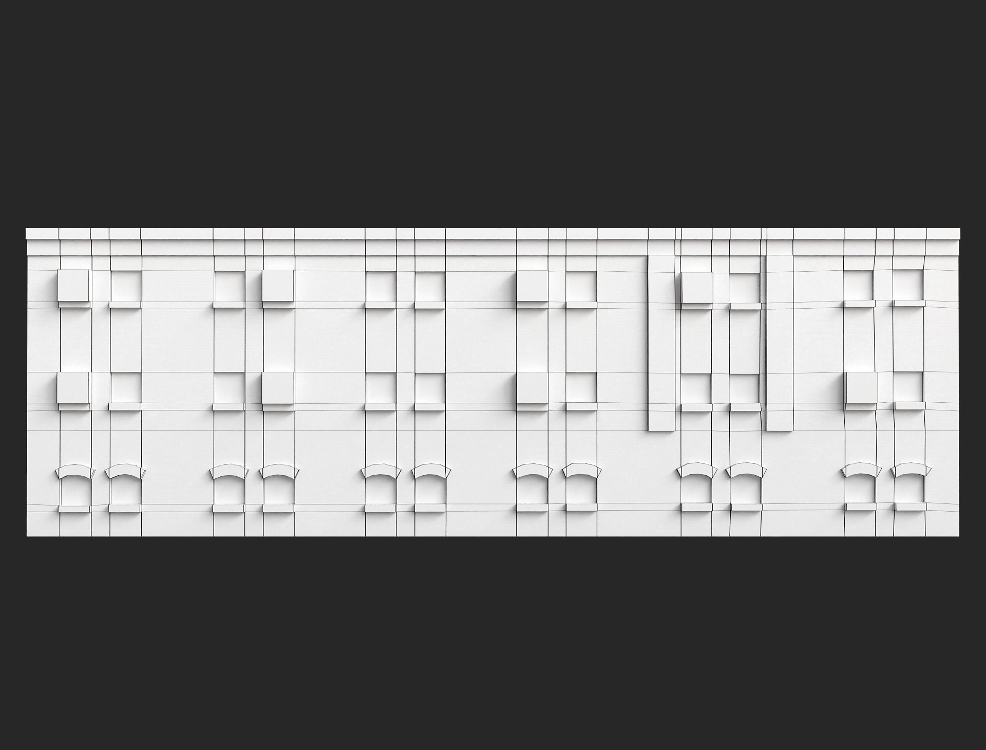 10 Old Building Collection Assets Low-poly 3D model_16