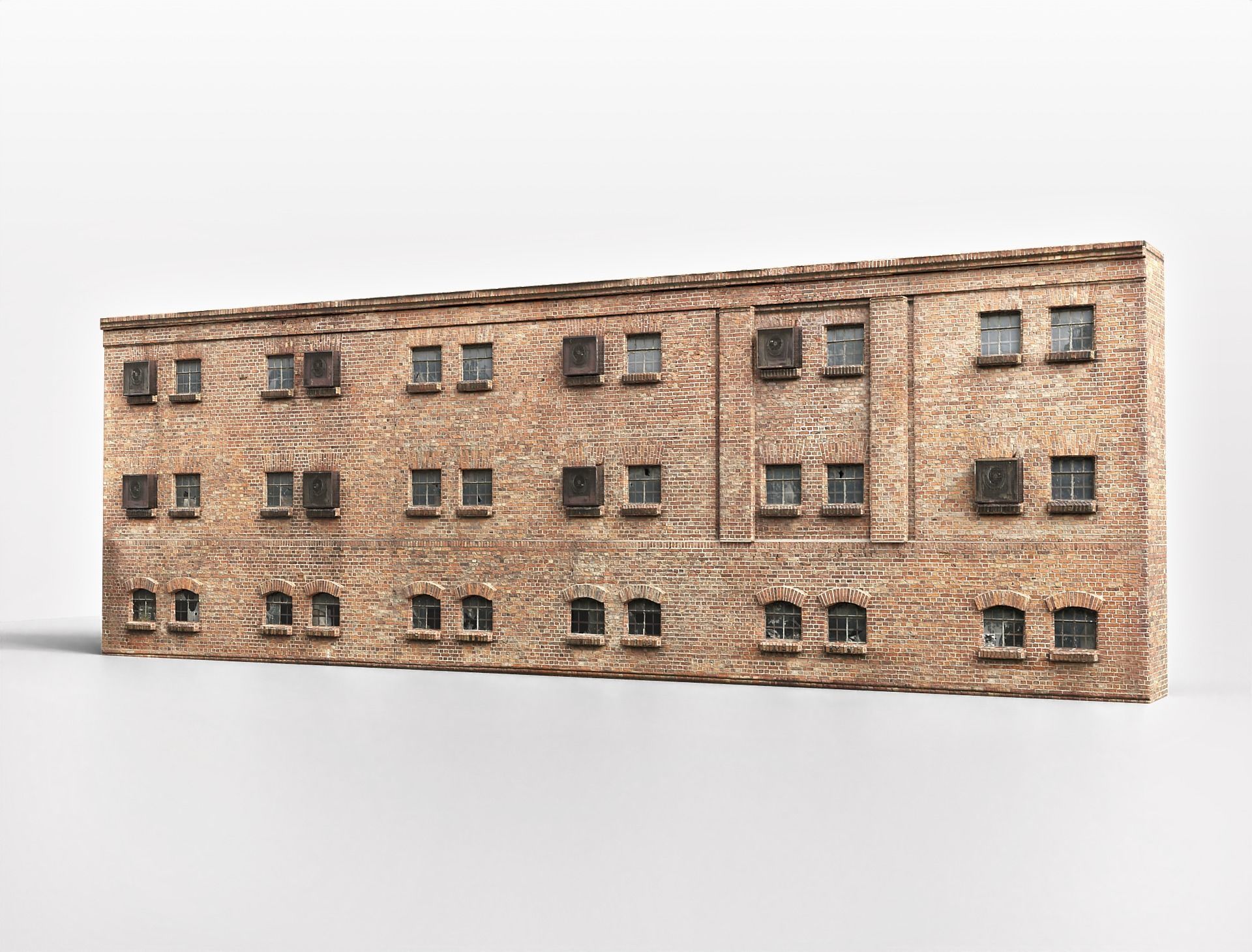 10 Old Building Collection Assets Low-poly 3D model_5