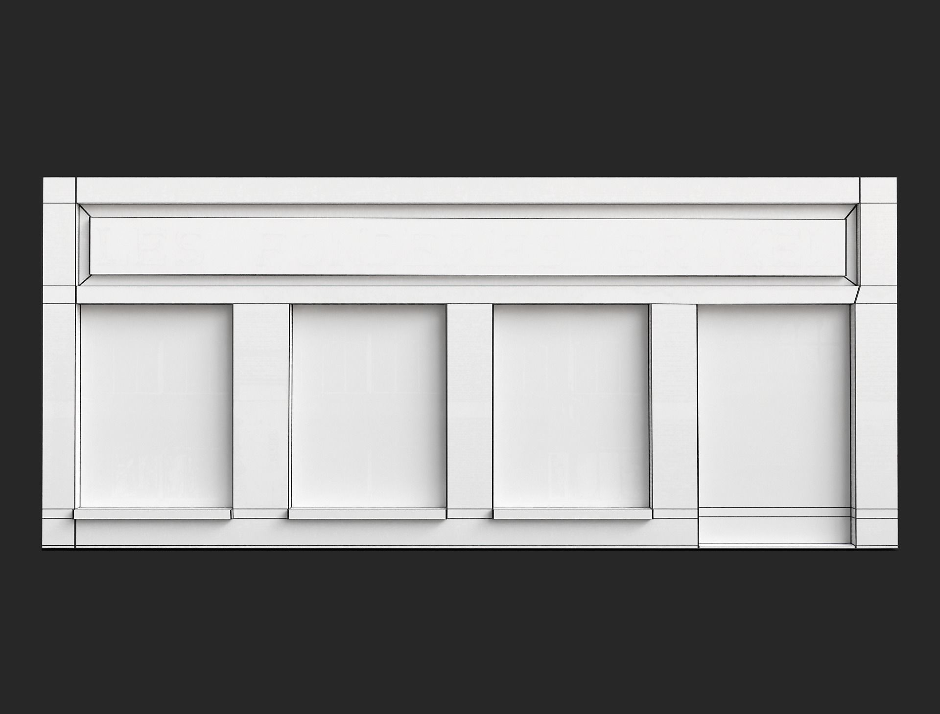 10 Old Building Collection Assets Low-poly 3D model_15