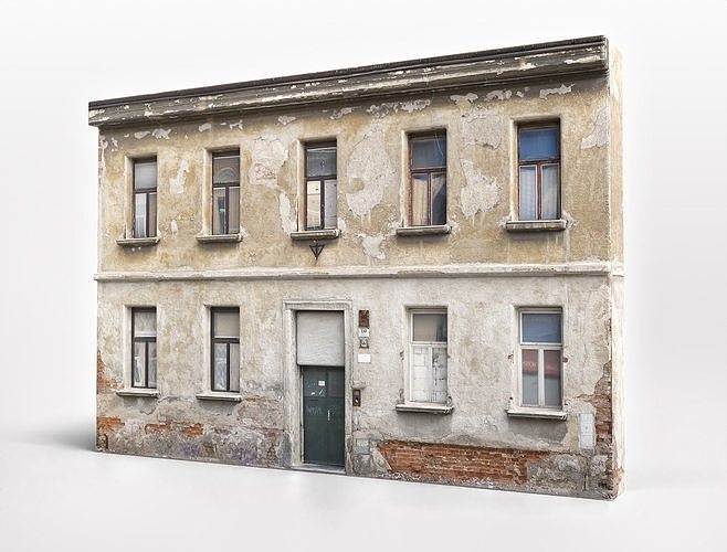 10 Old Building Collection Assets Low-poly 3D model 2