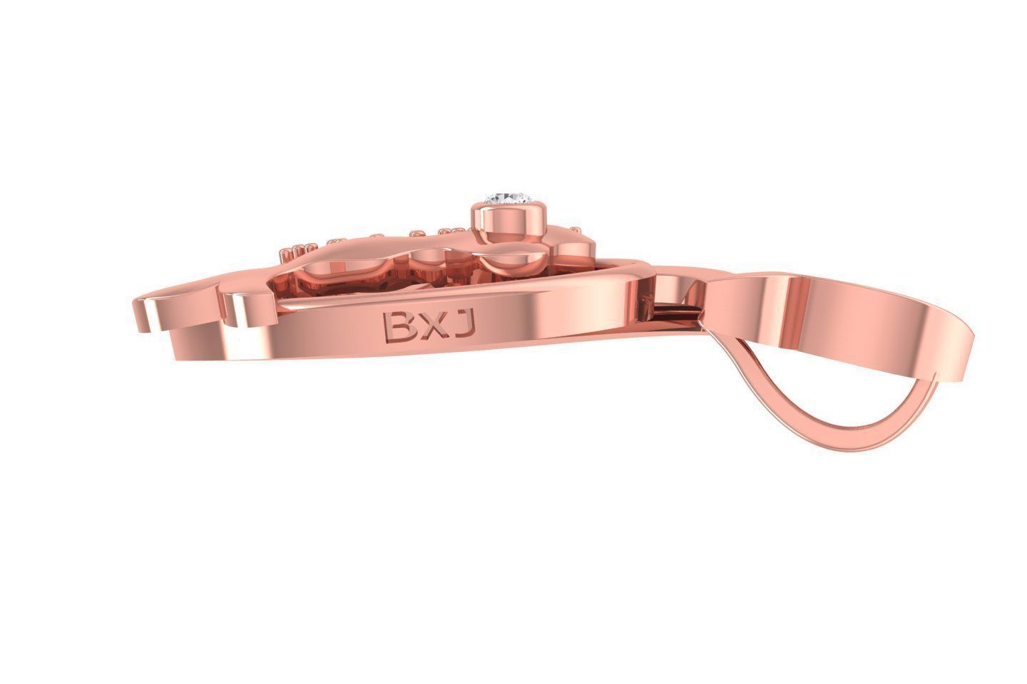 Childran Pendant 3dm STL OBJ FBX Renders Details 3D print model_1