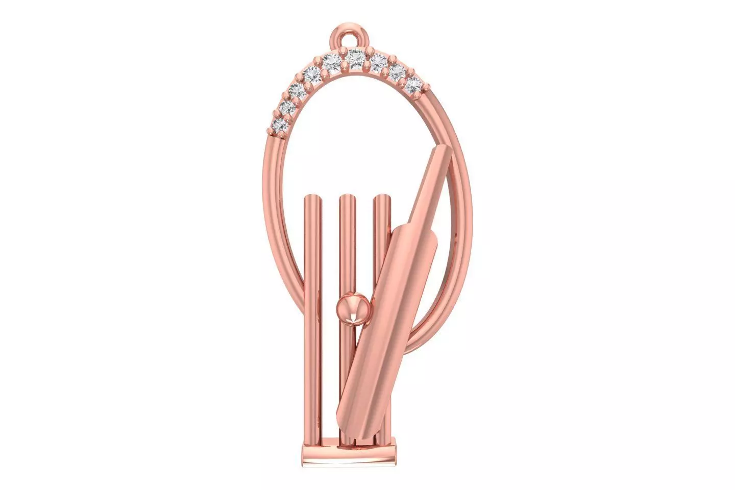 Childran Cricket Pendant 3dm STL OBJ FBX Renders Details 3D print model