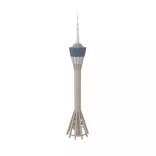 Cartoon Macau Tower v1 001