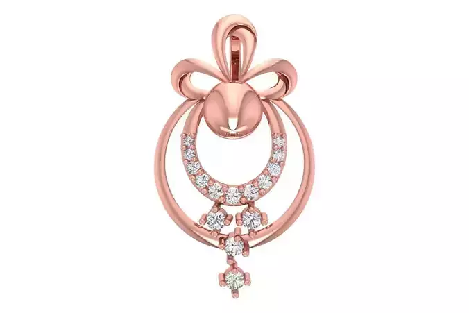 Women Pearl Pendant 3dm STL OBJ FBX Renders Details