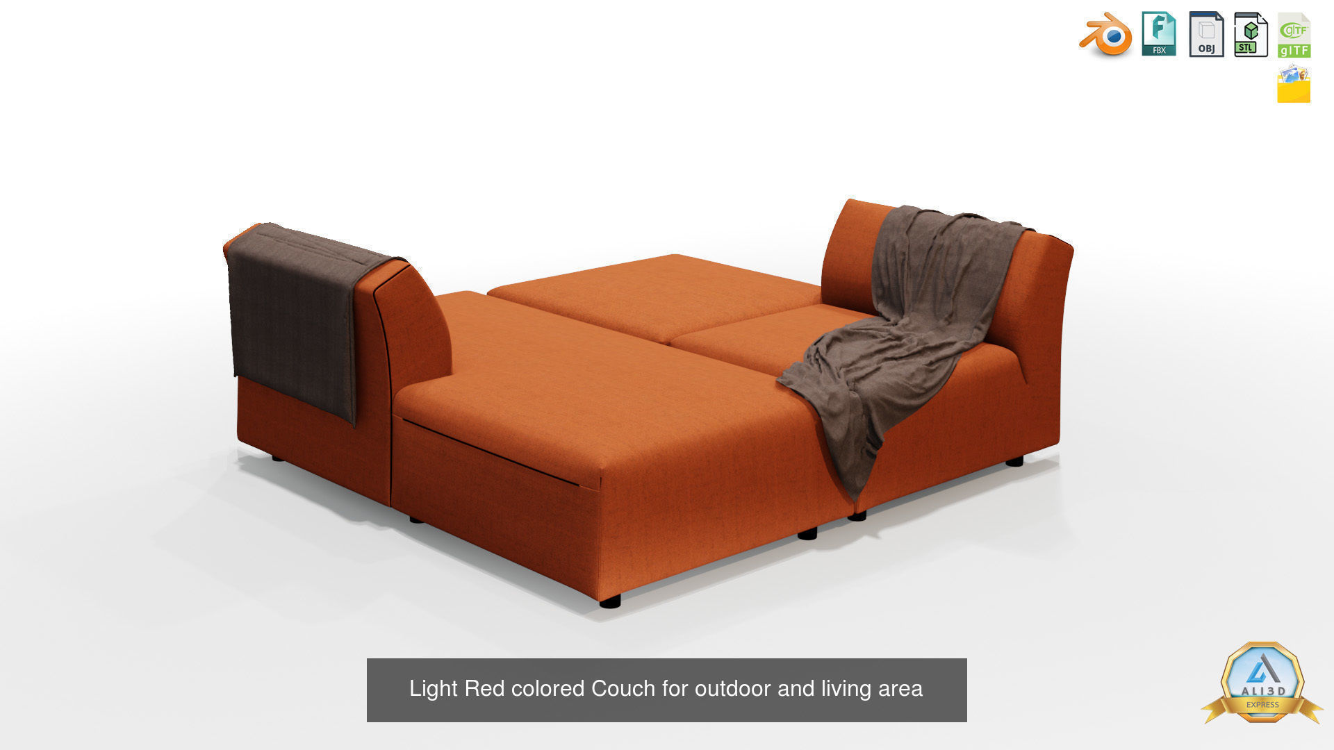 Collection of 10 Modern Couch Sofas for Architecture Design _10