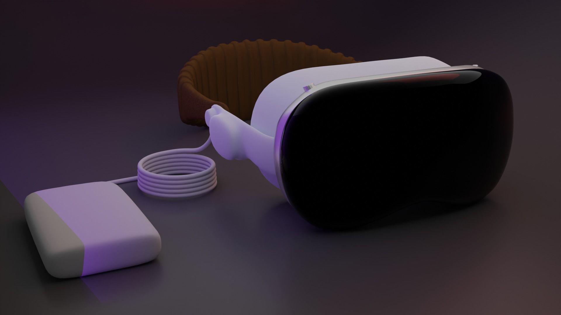 Apple VR headset 3D model 3D model_1