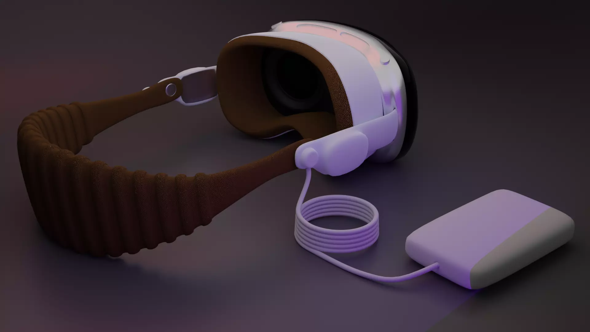 Apple VR headset 3D model 3D model_0