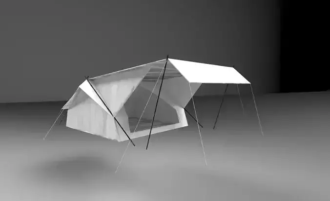 Tent Camping Lowpolygon