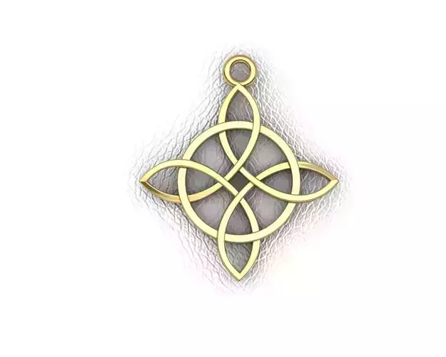 witch knot charm