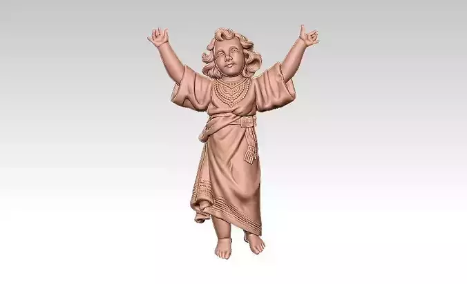 Baby Jesus 3D Model 3D print model
