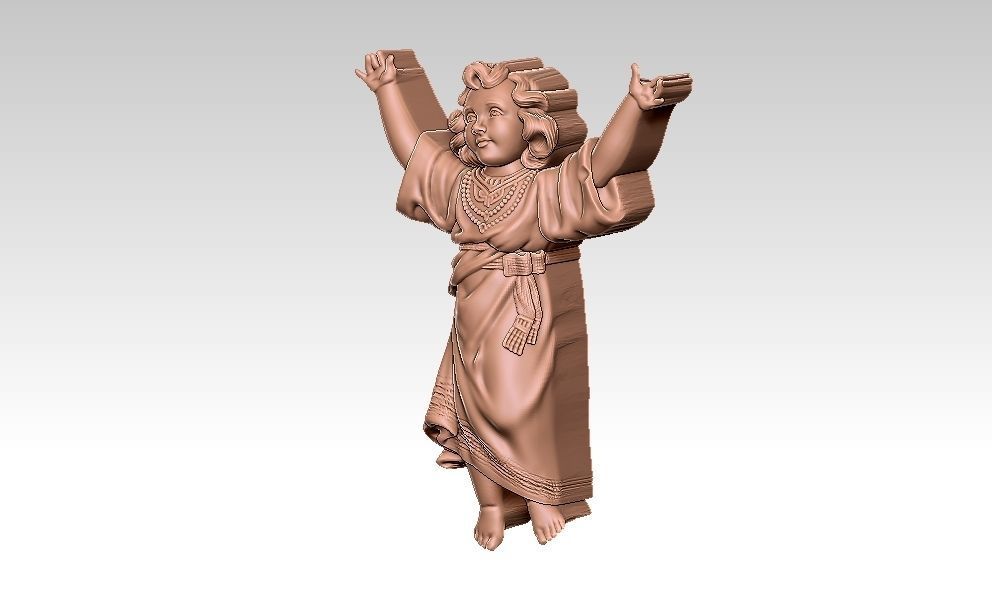 Baby Jesus 3D Model 3D print model_1