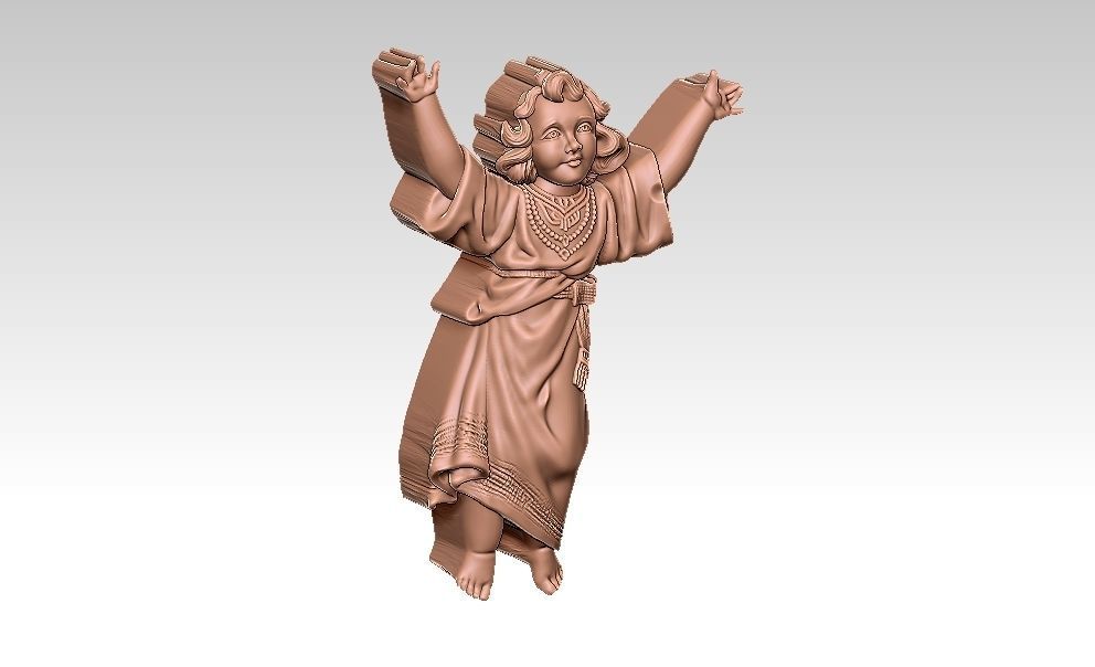 Baby Jesus 3D Model 3D print model_2