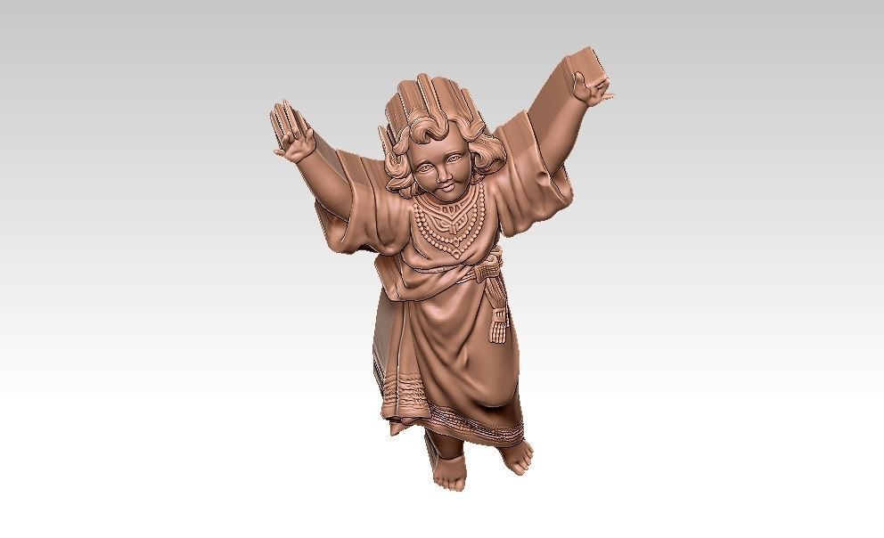 Baby Jesus 3D Model 3D print model_3