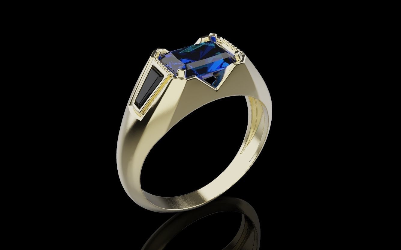 Rings 003 3D print model_4