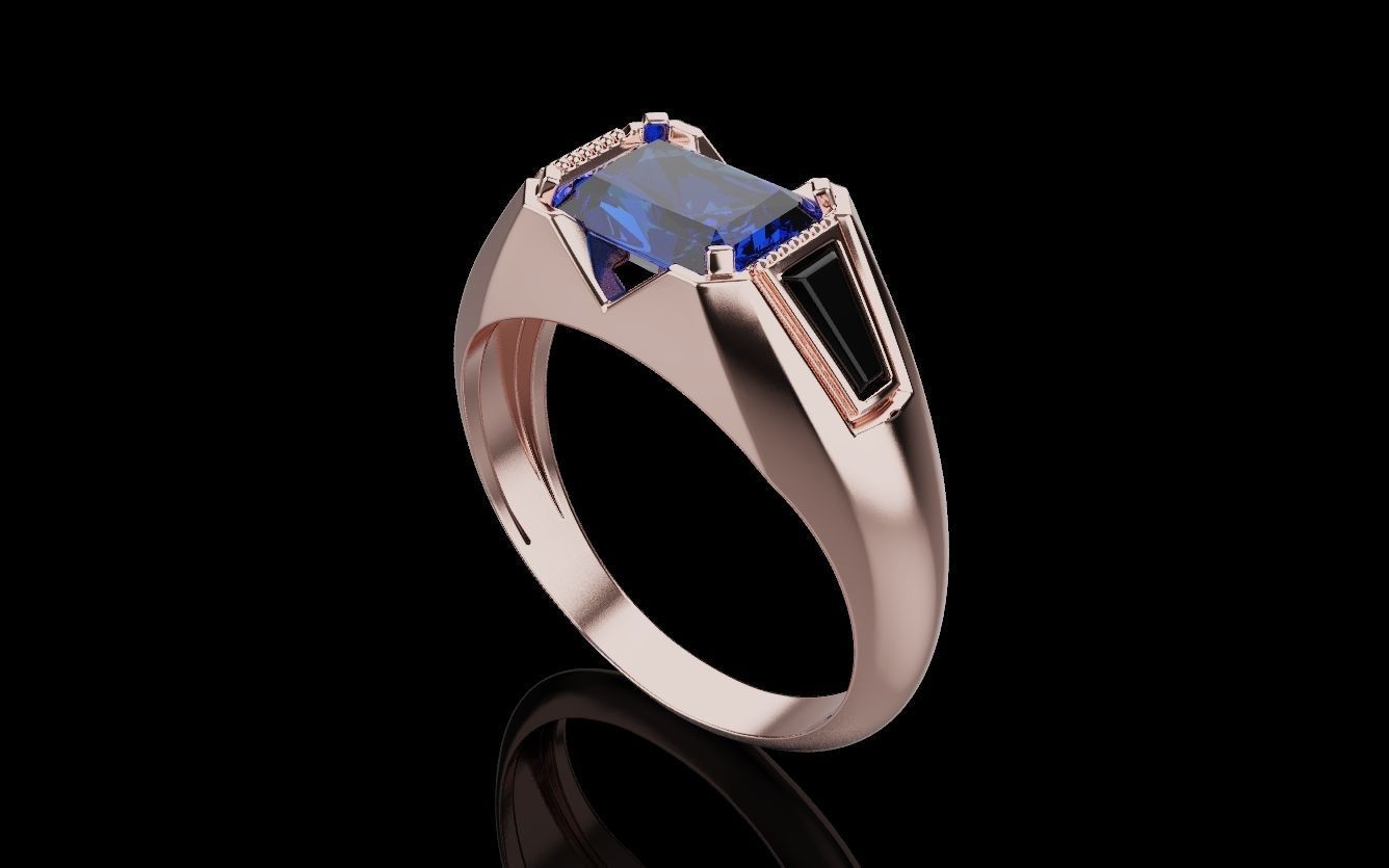 Rings 003 3D print model_7