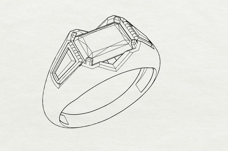 Rings 003 3D print model_46