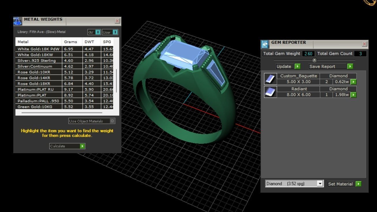 Rings 003 3D print model_50