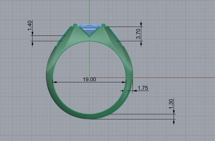 Rings 003 3D print model_35