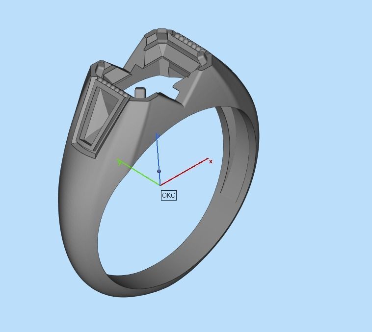 Rings 003 3D print model_48
