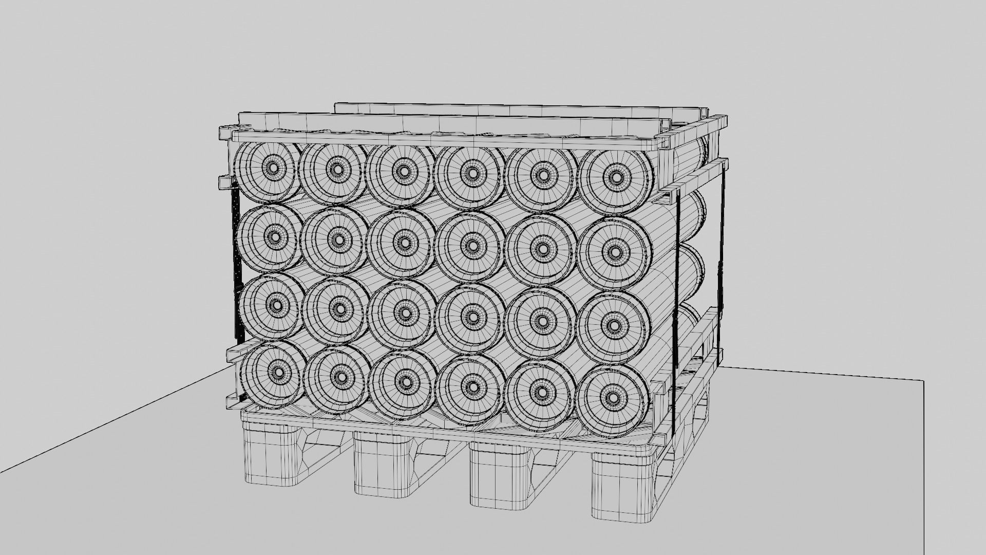 Military Cartridge Cargo weapons  4k pbr textures Low-poly 3D model_13