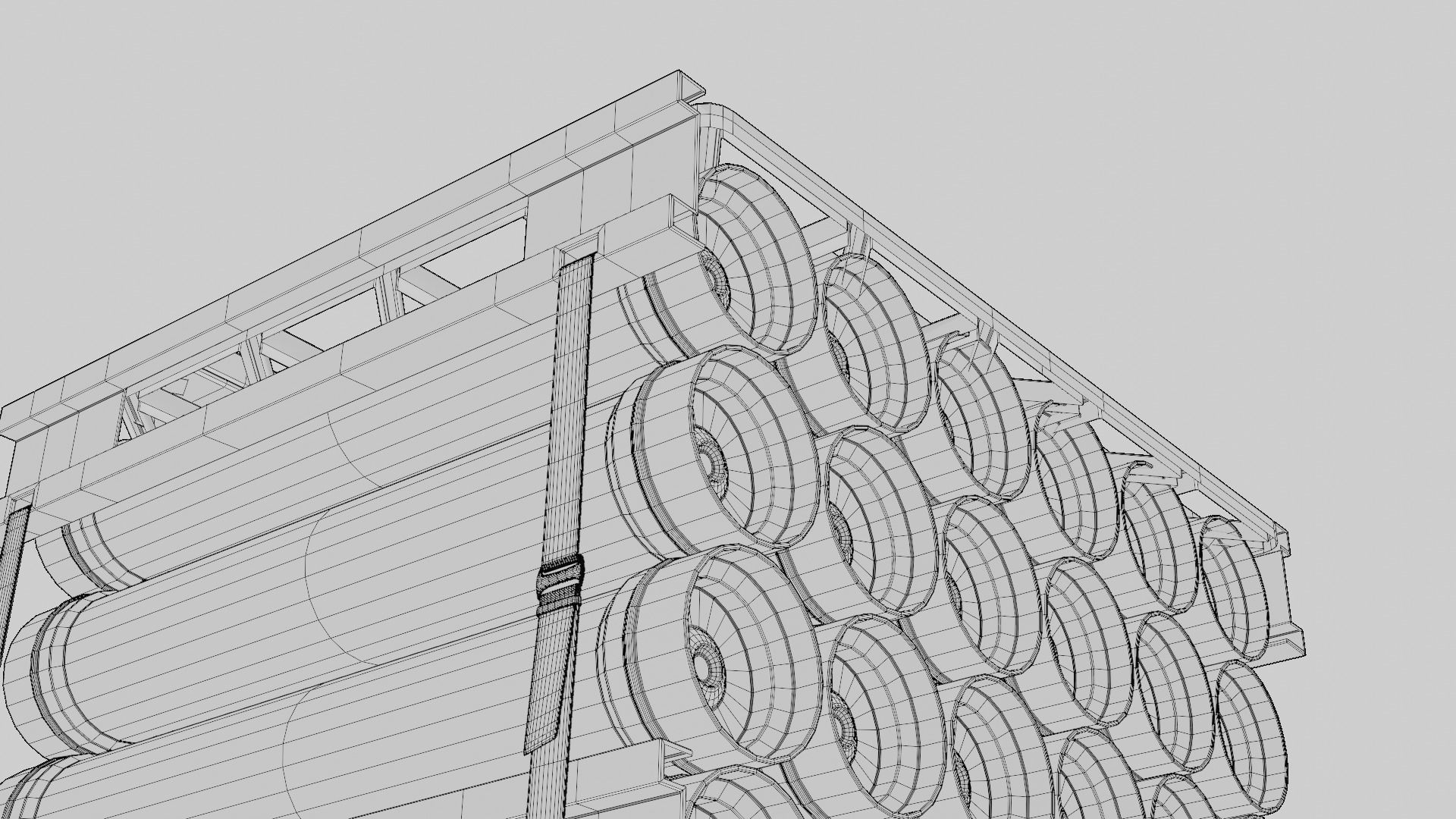 Military Cartridge Cargo weapons  4k pbr textures Low-poly 3D model_15