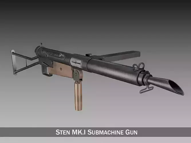 Sten MK I Submachine Gun