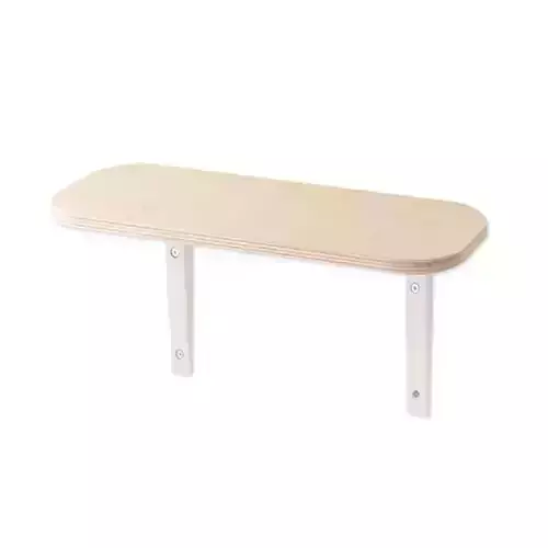 Birch Wall Shelf with Screws