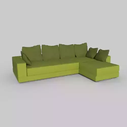 Realistic sofa