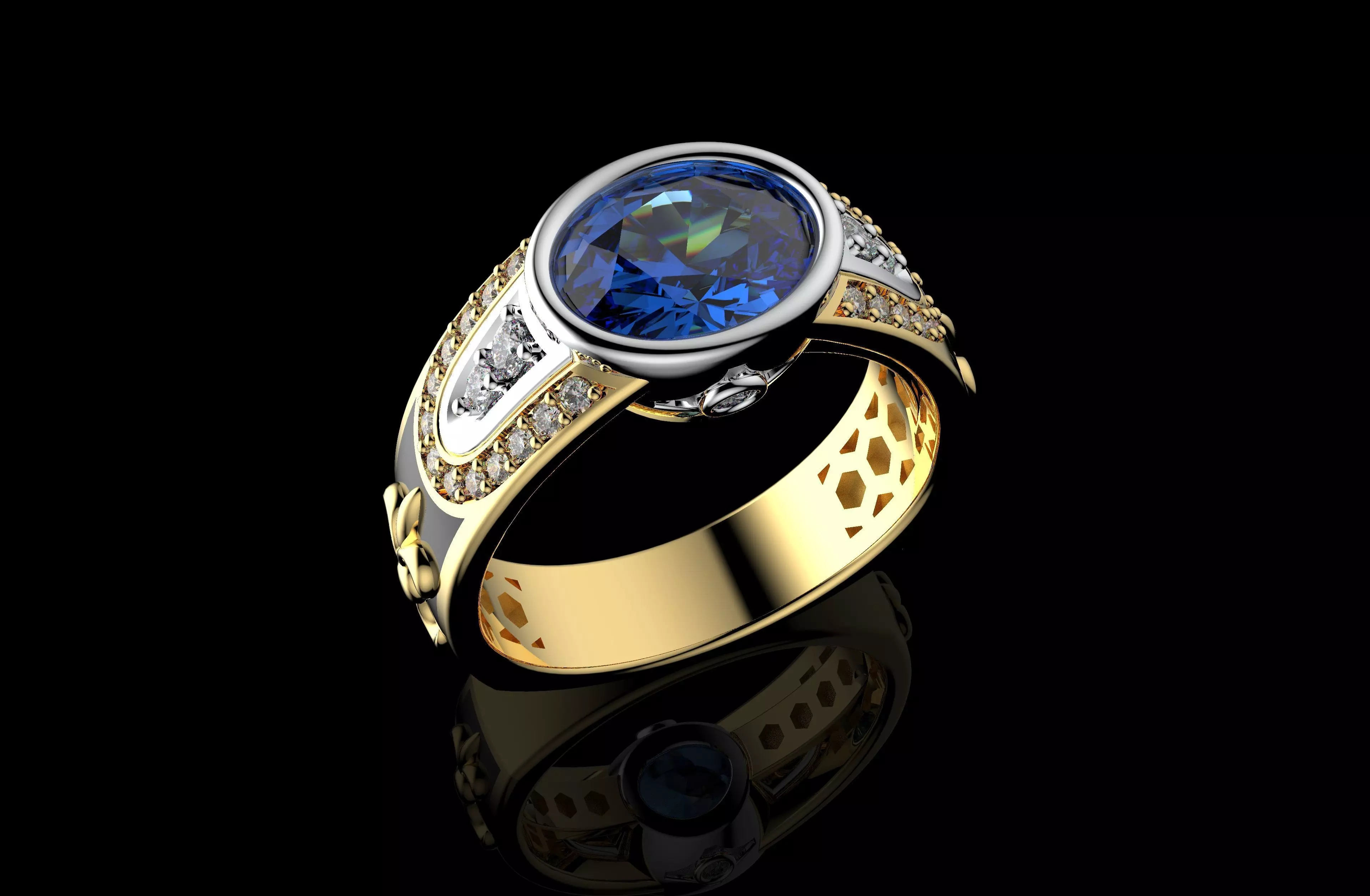 Gold N1024 3D print model_0