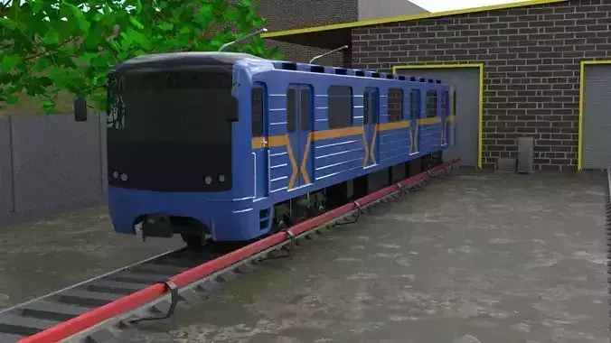 81-7080 Low Low-poly 3D model