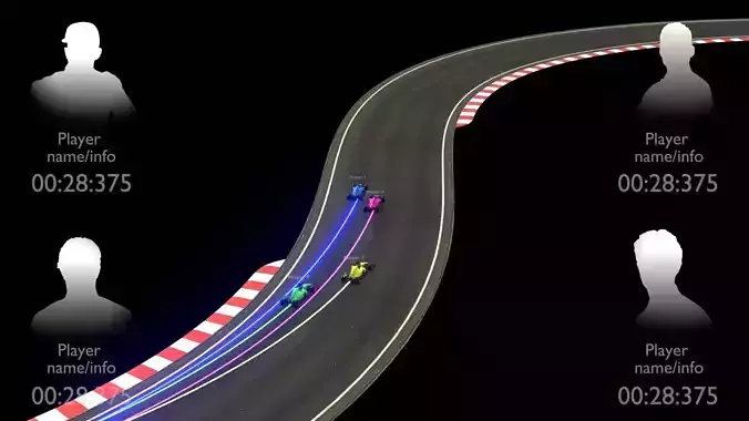 Formula 1 3D analysis template 3D model