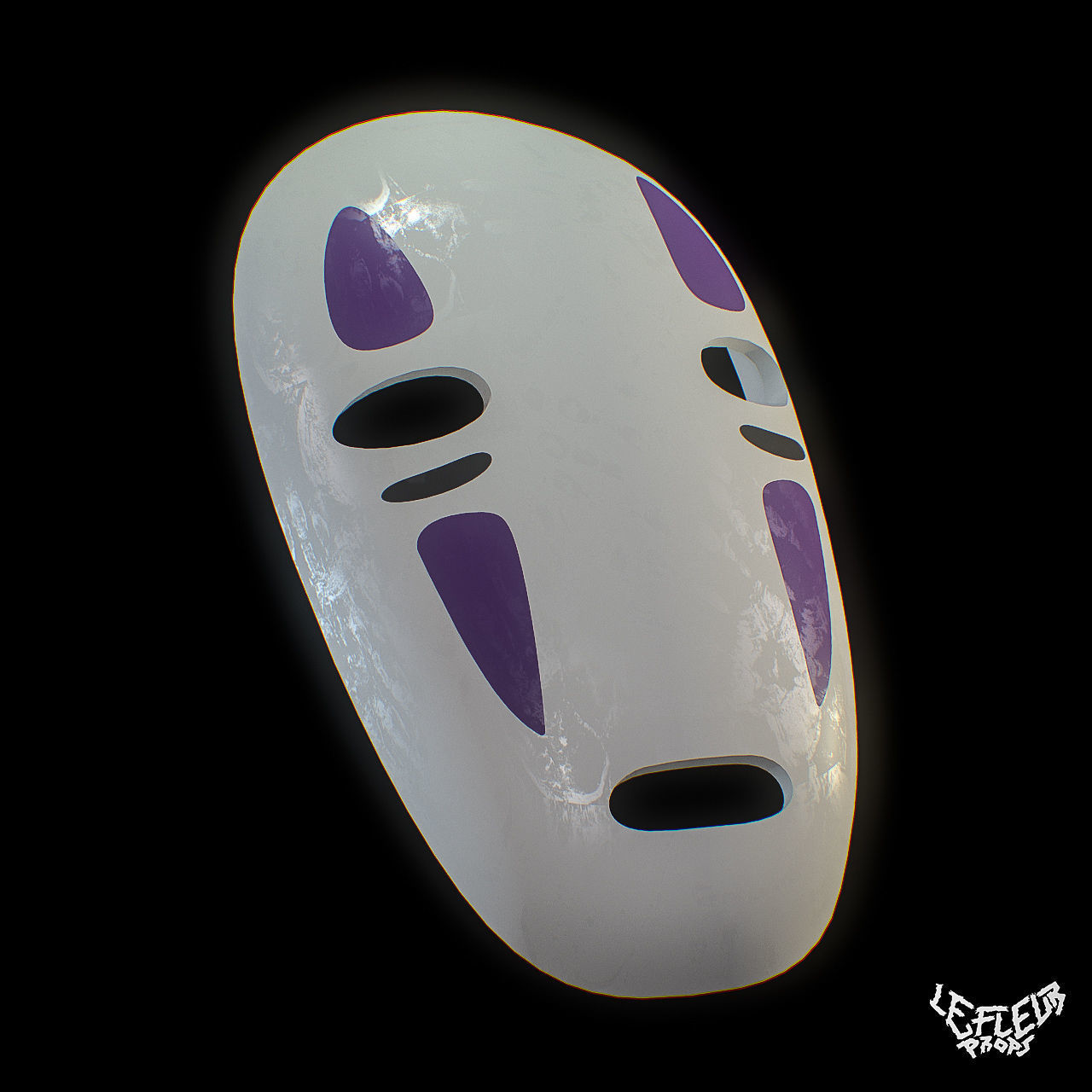 SPIRITED AWAY NO FACE MASK 3D print model_2