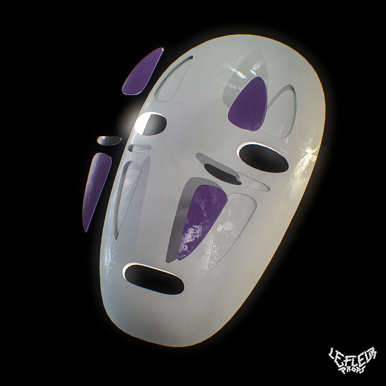 SPIRITED AWAY NO FACE MASK 3D print model_1