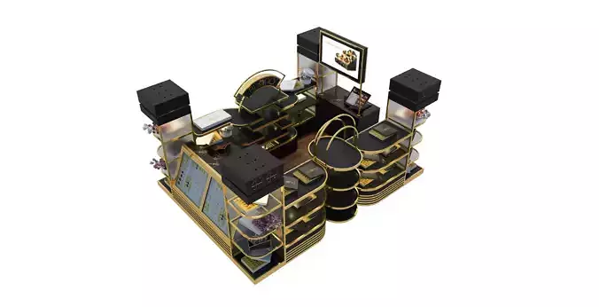 CHOCOLATE KIOSK 3D MODEL