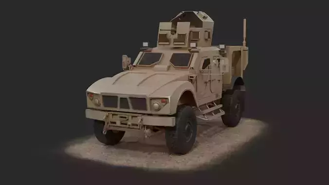 Combat Multi-Role Vehicle Low-poly 3D model