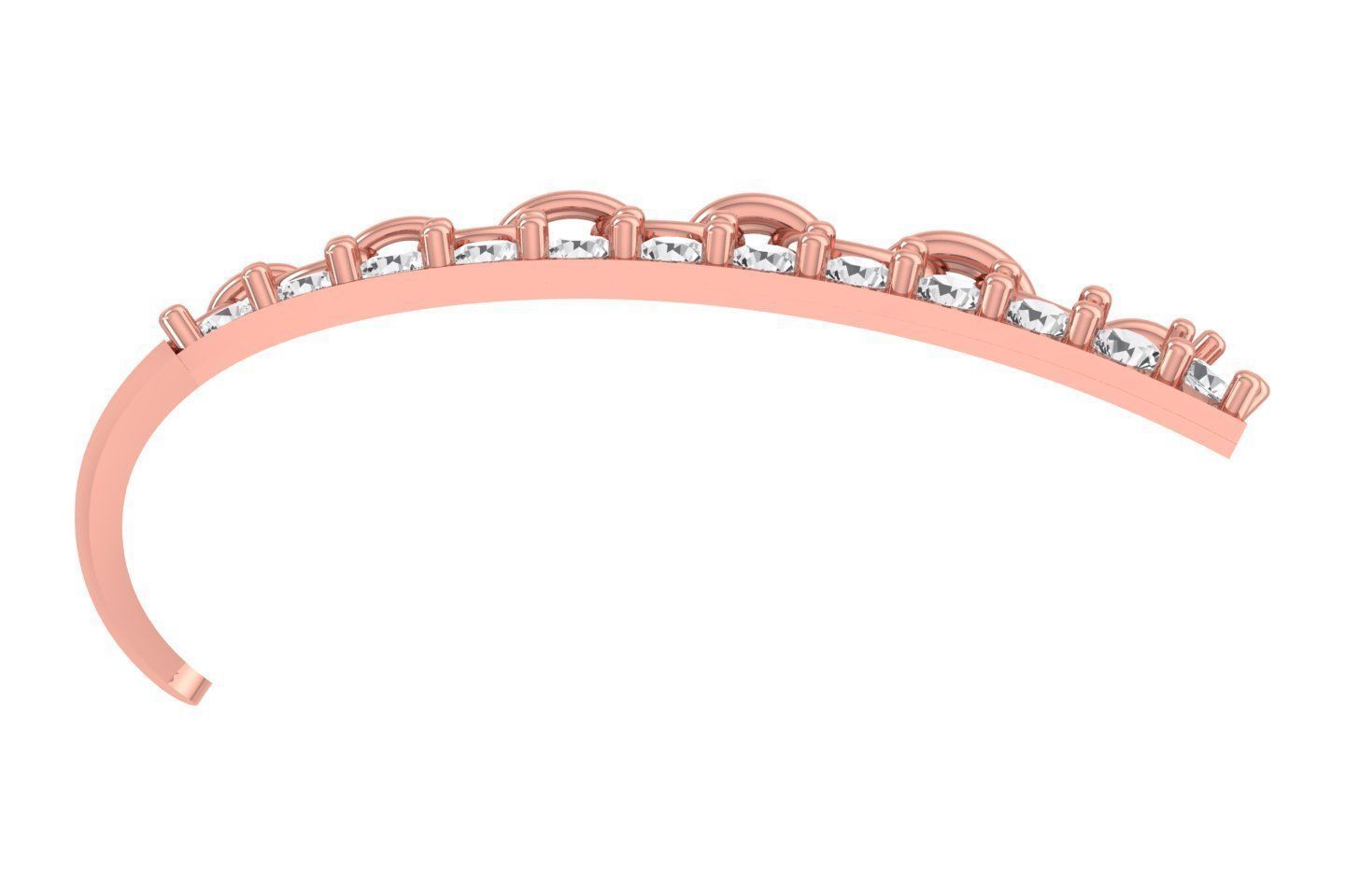 Woman Fancy Earring 3dm STL OBJ FBX Renders Details 3D print model_2