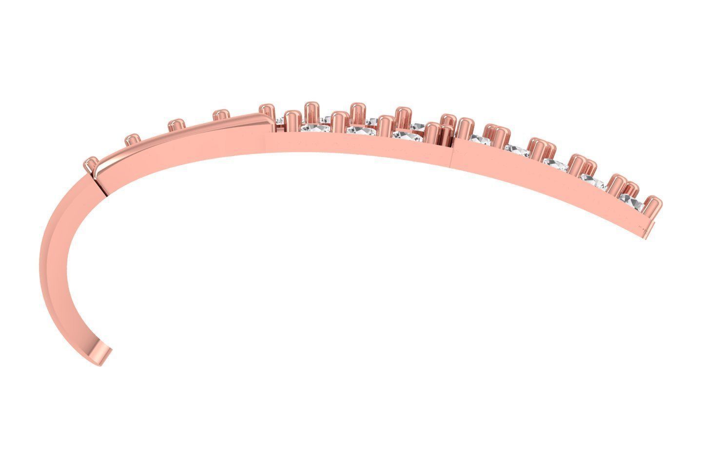 Woman Fancy Earring 3dm STL OBJ FBX Renders Details 3D print model_2