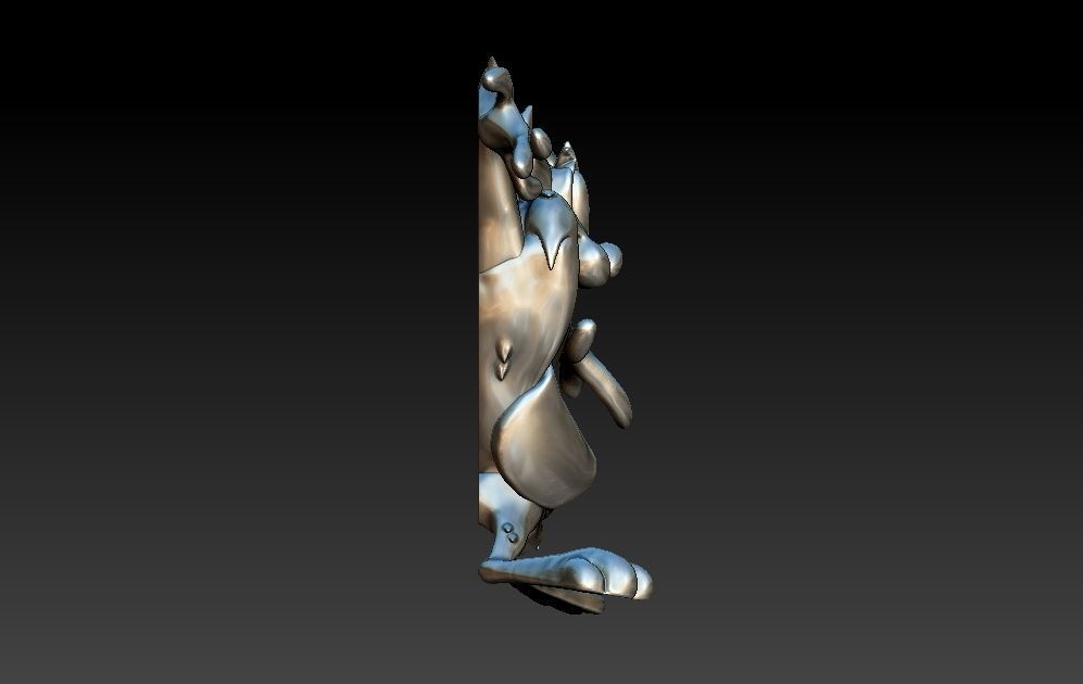 Tez character  3D print model_3