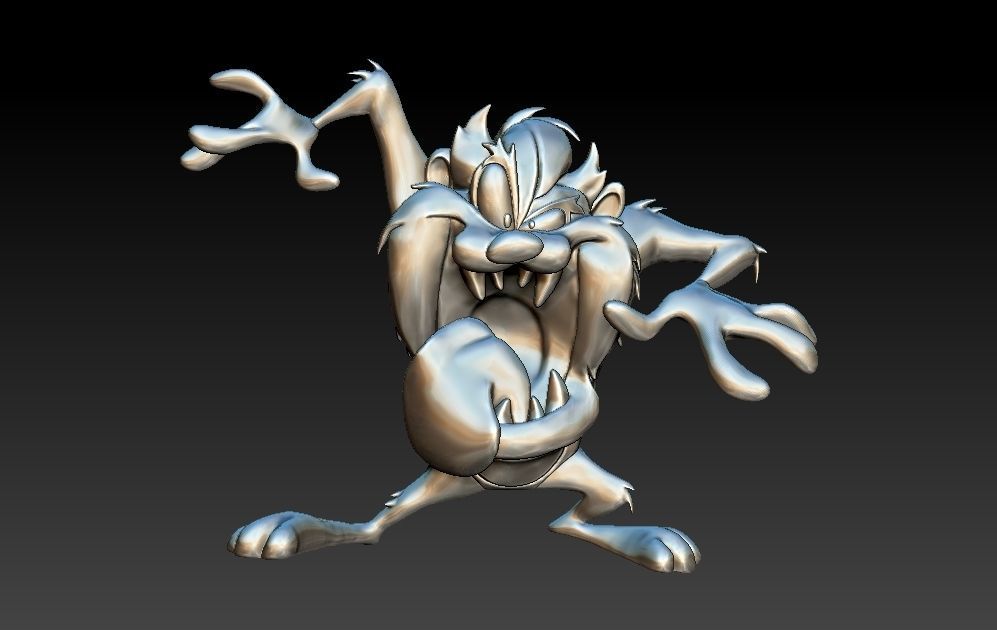 Tez character  3D print model_5