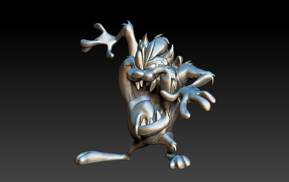 Tez character  3D print model_2