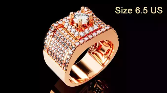 Men Ring 15 Size 6 5