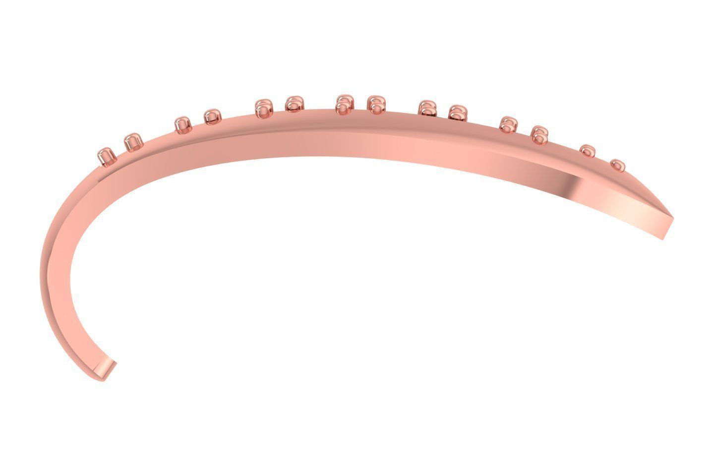 Woman Fancy Earring 3dm STL OBJ FBX Renders Details 3D print model_1