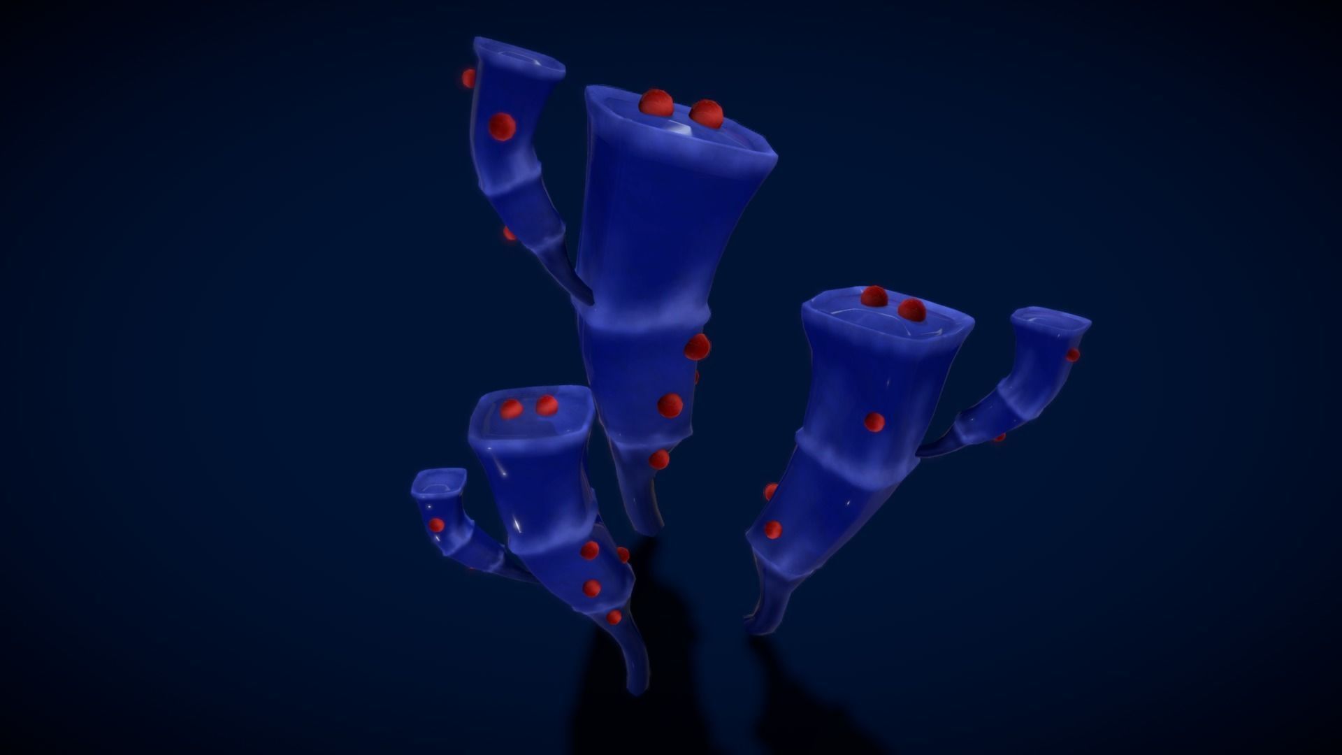 Cartoon Seaweed 8 Low-poly 3D model_12