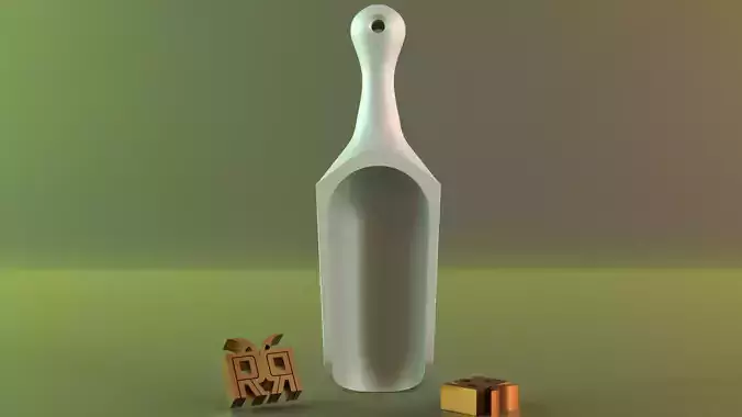 Coffee ladle and nuts