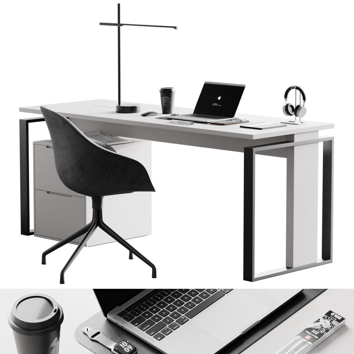 Workplace 16 3D model_1